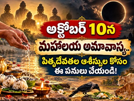 అక్టోబర్ 10న మహాలయ అమావాస్య.. పితృదేవతల ఆశీస్సుల కోసం ఈ పనులు చేయండి!