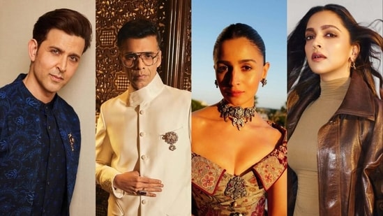 Hrithik Roshan, Karan Johar, Alia Bhatt, Deepika Padukone