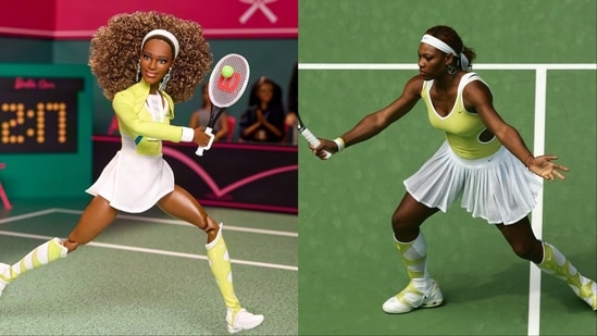 Serena Williams’ latest Barbie recreates her 2005 Australian Open outfit.