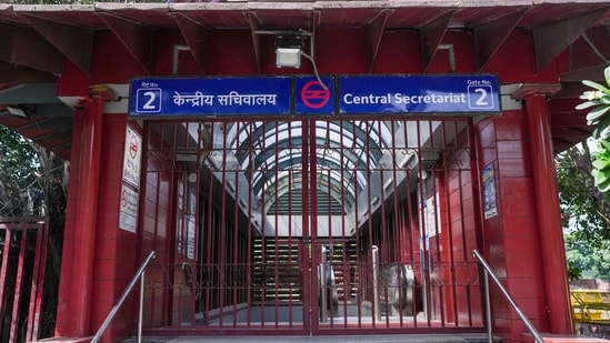 Central Secretariat among 57 metro stations likely to be closed today. (PTI)