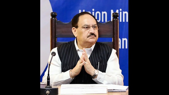Union minister Jagat Prakash Nadda. (@JPNadda)