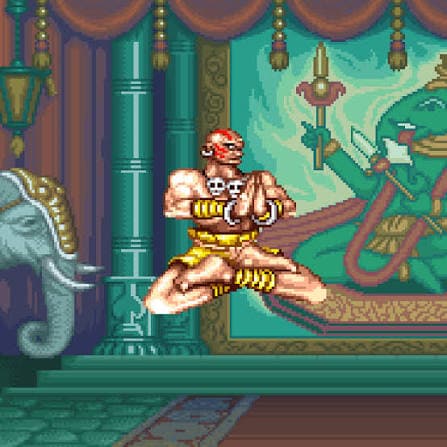 Dhalsim first appeared in the 1991 game Street Fighter II. Dhalsim first appeared in the 1991 game Street Fighter II.
