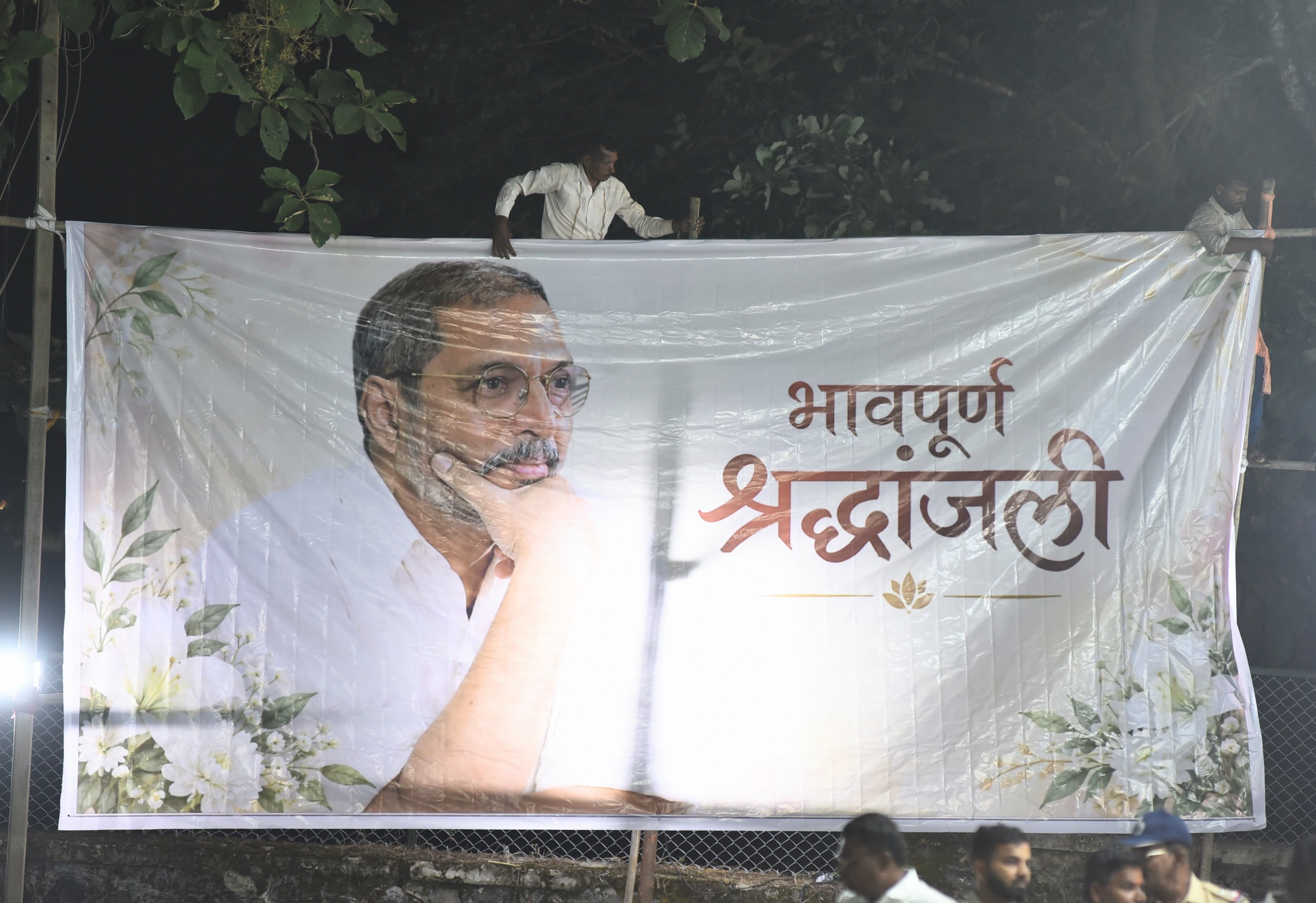 Legendary actor Nana Patekar's final rites were performed at his farmhouse in Donje village, located on the outskirts of Pune. (Pic - Mahendra Kolhe / HT))