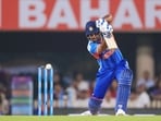 Sanju Samson played a blistering knock against West Indies in Ranchi. Sanju Samson played a blistering knock against West Indies in Ranchi.