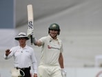 Matt Renshaw has hit a half-century Matt Renshaw has hit a half-century