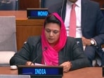 MP Mahimakumari delivered India’s Right of Reply in response to a statement by the representative of Pakistan.(screenshot/@IndiaUNNewYork)