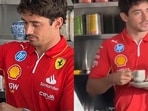 Charles Leclerc gets brewing before the Singapore Grand Prix