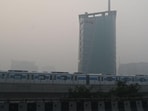Rapid Metro runs between Cyber City and Sector 56 along the Golf Course road, with an interchange with Delhi Metro’s Yellow Line at Sikanderpur. (HT)