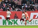 Bayern Munich’s Neuer blunder leads to Bundesliga’s fastest-ever goal in Augsburg draw.(REUTERS)