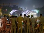 Under the order, gatherings of five or more people on public roads, at intersections and in other public places require prior permission from designated senior police officers. (Sunil Ghosh /HT PHOTO)