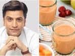 Make Chef Kunal Kapur’s creamy papaya smoothie for vrat breakfast.(Instagram)