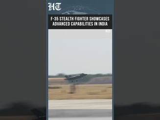Watch: US-Made F-35 Stealth Fighter Takes Off During Tarang Shakti 2026