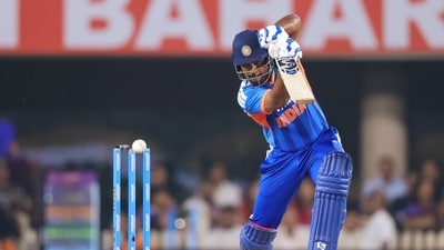 Sanju Samson shut the outside noise to play a 82-run knock in Ranchi. (ANI Pic Service) Sanju Samson shut the outside noise to play a 82-run knock in Ranchi. (ANI Pic Service)