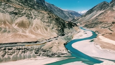 The Indus Water Treaty sets out a mechanism for water sharing and information exchange between India and Pakistan for the use of the Indus River water and its five tributaries. (Representational Photo/Unsplash) The Indus Water Treaty sets out a mechanism for water sharing and information exchange between India and Pakistan for the use of the Indus River water and its five tributaries. (Representational Photo/Unsplash)