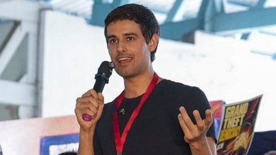 Rathee’s political videos drew widespread attention during the 2024 Lok Sabha election, with several election-related videos receiving millions of views. (PTI)