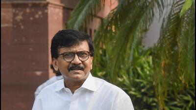 Raut criticised the mass security crackdown in the national capital in view of the Cockroach Janata Party’s (CJP) protests against the chief election commissioner Gyanesh Kumar, saying that trains have been halted, protesters detained, and borders sealed to suppress widespread public agitation. (HT FILE) Raut criticised the mass security crackdown in the national capital in view of the Cockroach Janata Party’s (CJP) protests against the chief election commissioner Gyanesh Kumar, saying that trains have been halted, protesters detained, and borders sealed to suppress widespread public agitation. (HT FILE)