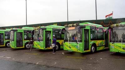 The 200 buses will include both 12-metre and nine-metre buses, officials said. (PTI) The 200 buses will include both 12-metre and nine-metre buses, officials said. (PTI)