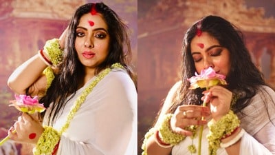 মহালয়ার সাজে শ্রীময়ীর দেখে চোখ কপালে নেটিজেনদের