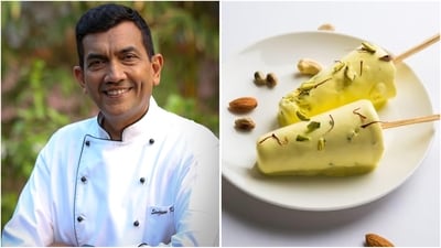 Try chef Sanjeev Kapoor’s classic frozen dessert at home. (Instagram)