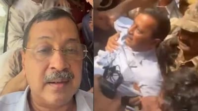 Arvind Kejriwal was detained by Delhi Police on Friday. Arvind Kejriwal was detained by Delhi Police on Friday.