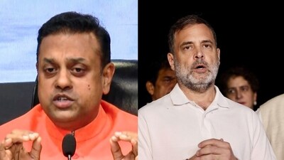 BJP's Sambit Patra slammed LoP Lok Sabha Rahul Gandhi over his comments post meeting with President Murmu on Friday over CEC row. (PTI/AICC) BJP's Sambit Patra slammed LoP Lok Sabha Rahul Gandhi over his comments post meeting with President Murmu on Friday over CEC row. (PTI/AICC)