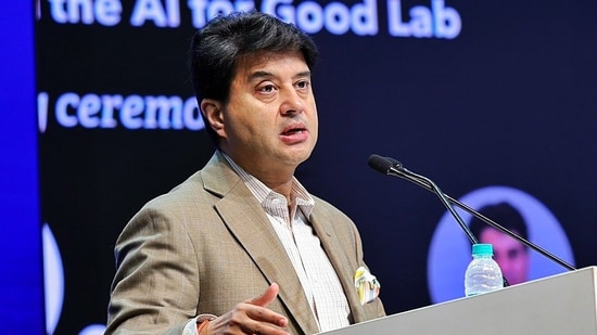 Communications minister Jyotiraditya Scindia on Friday rejected billionaire Elon Musk’s claims. (@JM_Scindia/X)