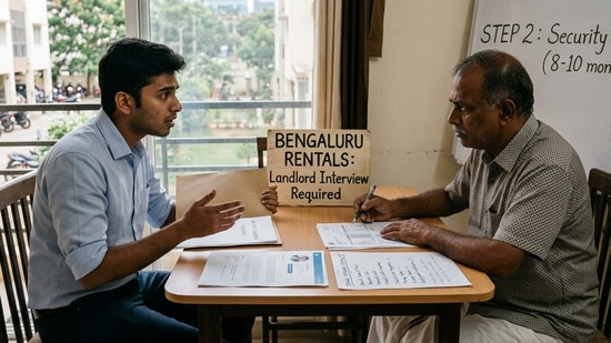 Bengaluru rental market: For tenants, finding a house on rent can feel like a job interview, while getting their security deposit back can become a test of endurance. (Photo for representational purposes only) (Gemini-generated photo)