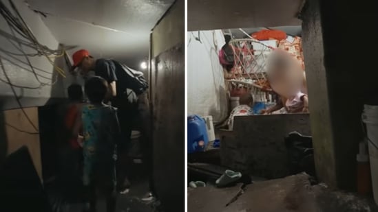 There are about 100 families living inside the jam-packed tunnel beneath a Manila highway. (YouTube/ Drew Binsky)