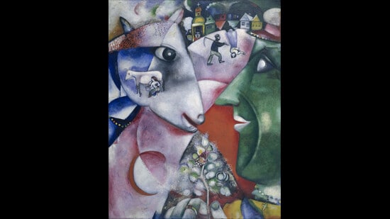 I and the Village (1911) by Marc Chagall. (Wikimedia)