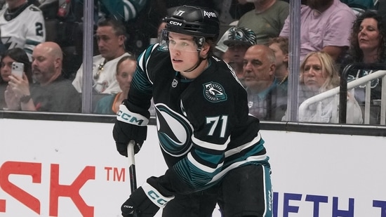 Macklin Celebrini is listed as a game-time decision for the contest. (AP Photo)