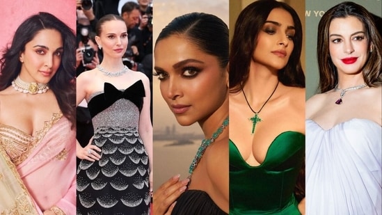Kiara Advani, Natalie Portman, Deepika Padukone, Sonam A Kapoor, Anne Hathaway