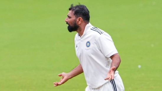 Mohammed Shami has been out of favour with the Indian selectors as he reaches nearly the end of his career.(PTI)