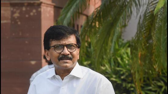 Raut criticised the mass security crackdown in the national capital in view of the Cockroach Janata Party’s (CJP) protests against the chief election commissioner Gyanesh Kumar, saying that trains have been halted, protesters detained, and borders sealed to suppress widespread public agitation. (HT FILE)