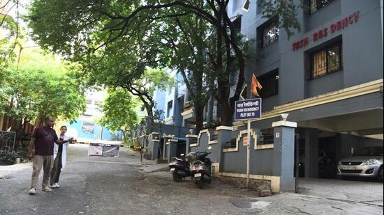 The disputed land is at plot number 70, Sahani Sujan Park. (MAHENDRA KOLHE/HT PHOTO)