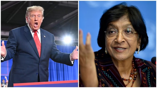 Trump claimed that no one has heard of Pillay other than “the fact that she, very obviously, hates Israel”.