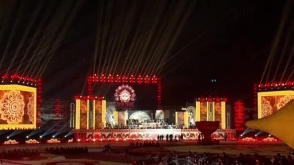 মহালয়ায় সেজে উঠল ইডেন গার্ডেন