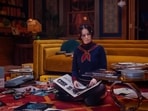Emily Hampshire plays the AI program E.D.I.T.H in VisionQuest.
