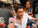 Imran Khan was detained briefly in Mumbai after participating in the anti-CEC protest on Saturday.