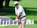 Iqbaljit Singh Grewal of the Empire in action during the event. (Sanjeev Sharma/HT)
