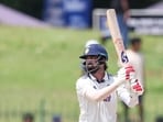 KL Rahul was dismissed for four against Andhra. KL Rahul was dismissed for four against Andhra.