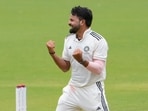 Mukesh Kumar dismissed Ayush Badoni in the Ranji Trophy match. 