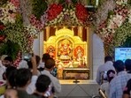 Gram it: As Navratri begins, Delhiites queue up at temples across the city. Here's a view of the devotees who visited the Jhandewalan Temple on Sunday, October 11. The date marked the beginning of nine days of devotion, fasting, vibrant festivities and traditional rituals dedicated to Goddess Durga.