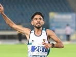 Sharuk Khan won the 3000m steeplechase on Sunday. (AFI)