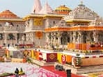 The case pertains to alleged pilferage of cash offerings made by devotees at the Ram temple in Ayodhya. (HT file)