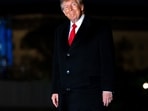 Donald Trump said he would soon speak with Saudi Arabia’s Crown Prince Mohammed bin Salman after the attacks on King Khalid International Airport.
(AP Photo/Nathan Howard)(AP Photo/Nathan Howard)