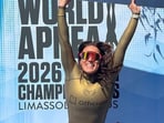 Zsófia Törőcsik sets a 108-metre freediving record.