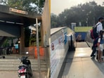 Interchange facilities are also now available at the affected stations. Images from the Rajiv Chowk and Janpath metro station in Delhi.