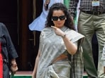 Kangana Ranaut has slammed the CJP-led protests demanding the resignation of Chief Election Commissioner Gyanesh Kumar. (ANI Photo/Rahul Singh)