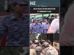 Delhi Police detain protesters at Connaught Place amid heavy security crackdown