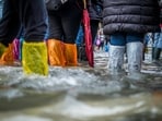 Las Vegas recorded 1.08 inches of rain by Sunday morning, breaking its daily rainfall record,